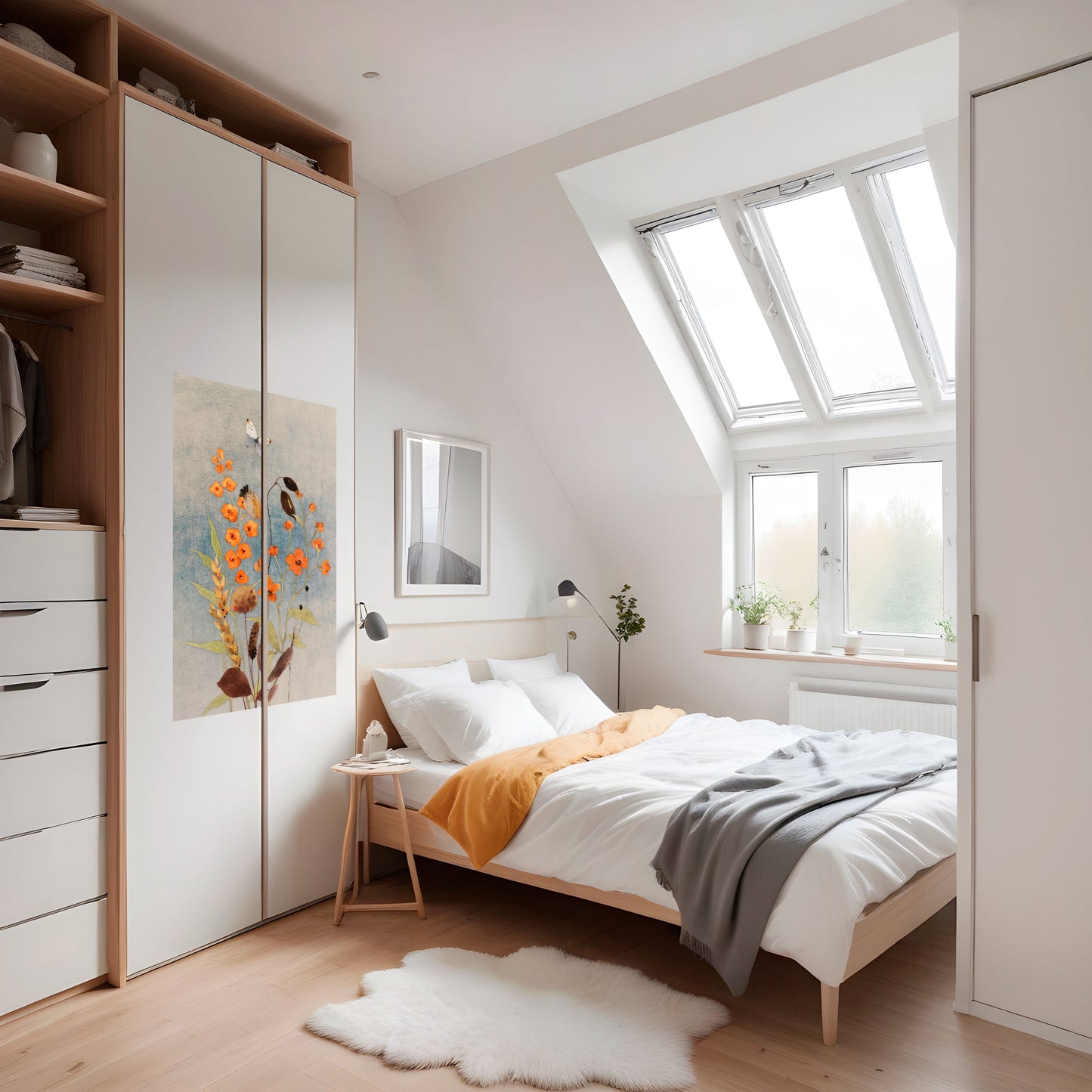 WHISPERS OF WILDFLOWERS Peel and Stick Vertical Poster