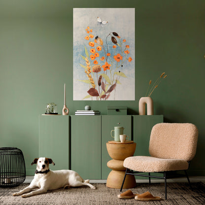 WHISPERS OF WILDFLOWERS Peel and Stick Vertical Poster