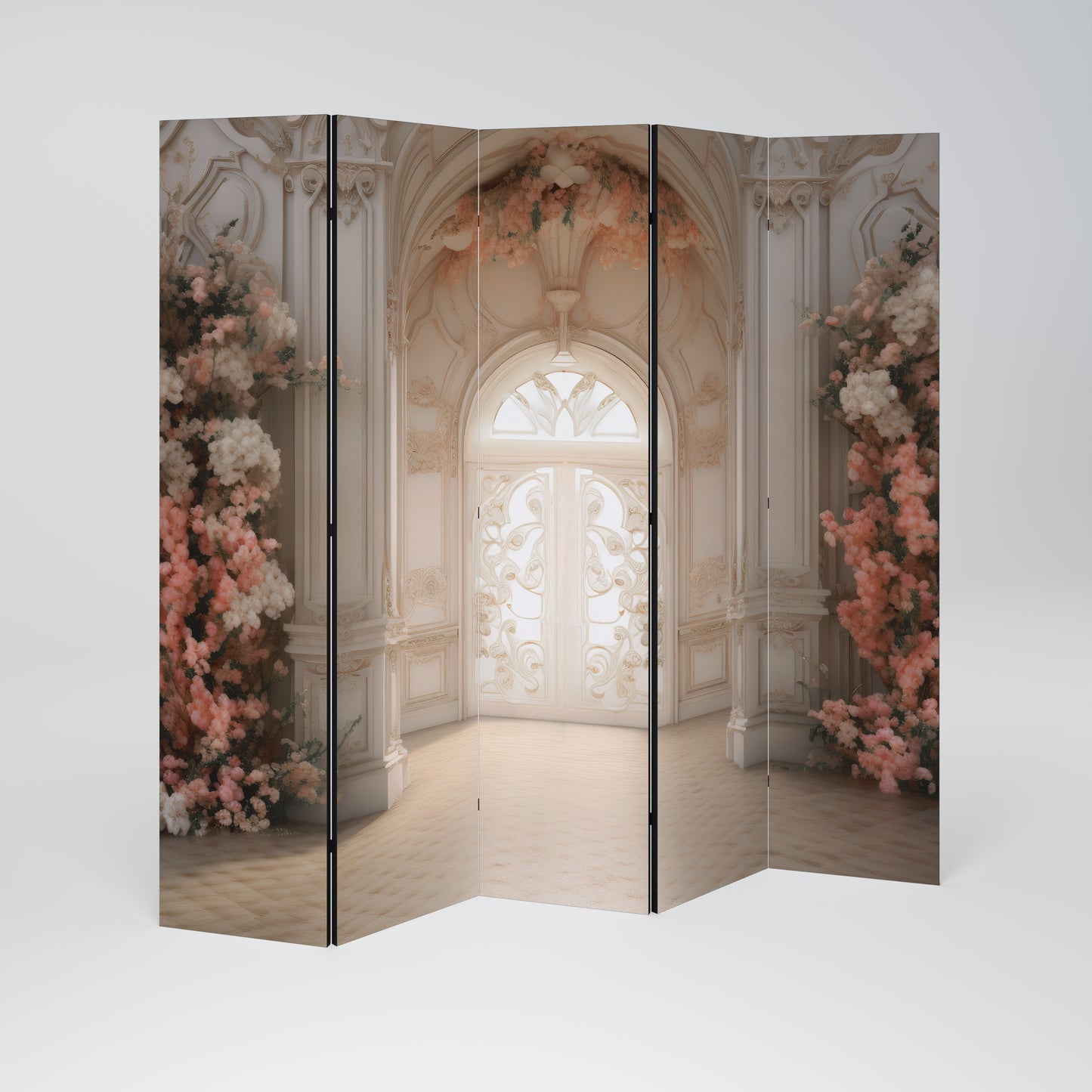 VIVID DREAMSCAPE DOORS Decorative 5-Panel Room Divider