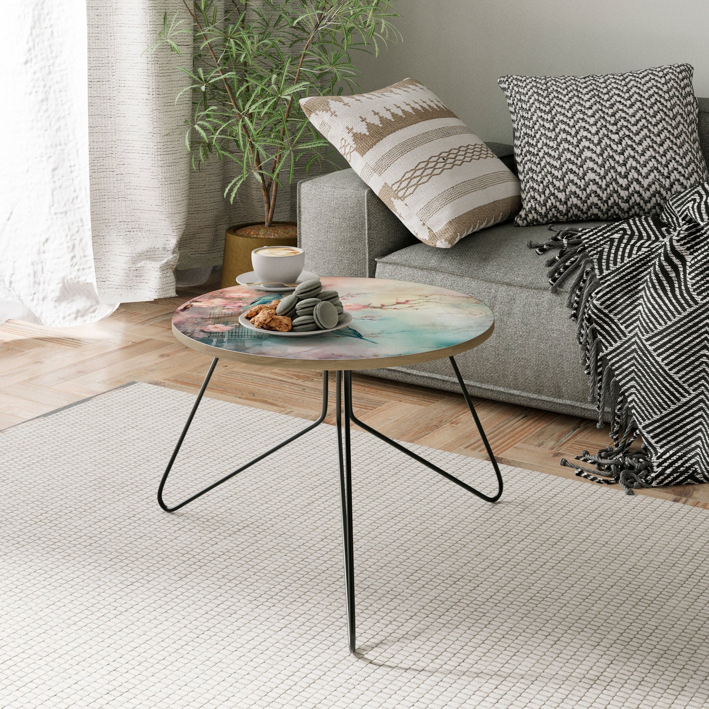 CHERRY BIRDSONG Tavolino da Salotto Ø60