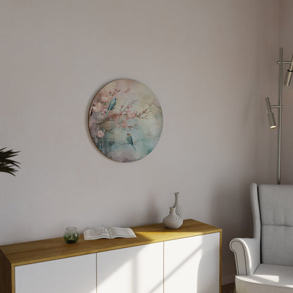 CHERRY BIRDSONG Decorazione da Parete Rotonda