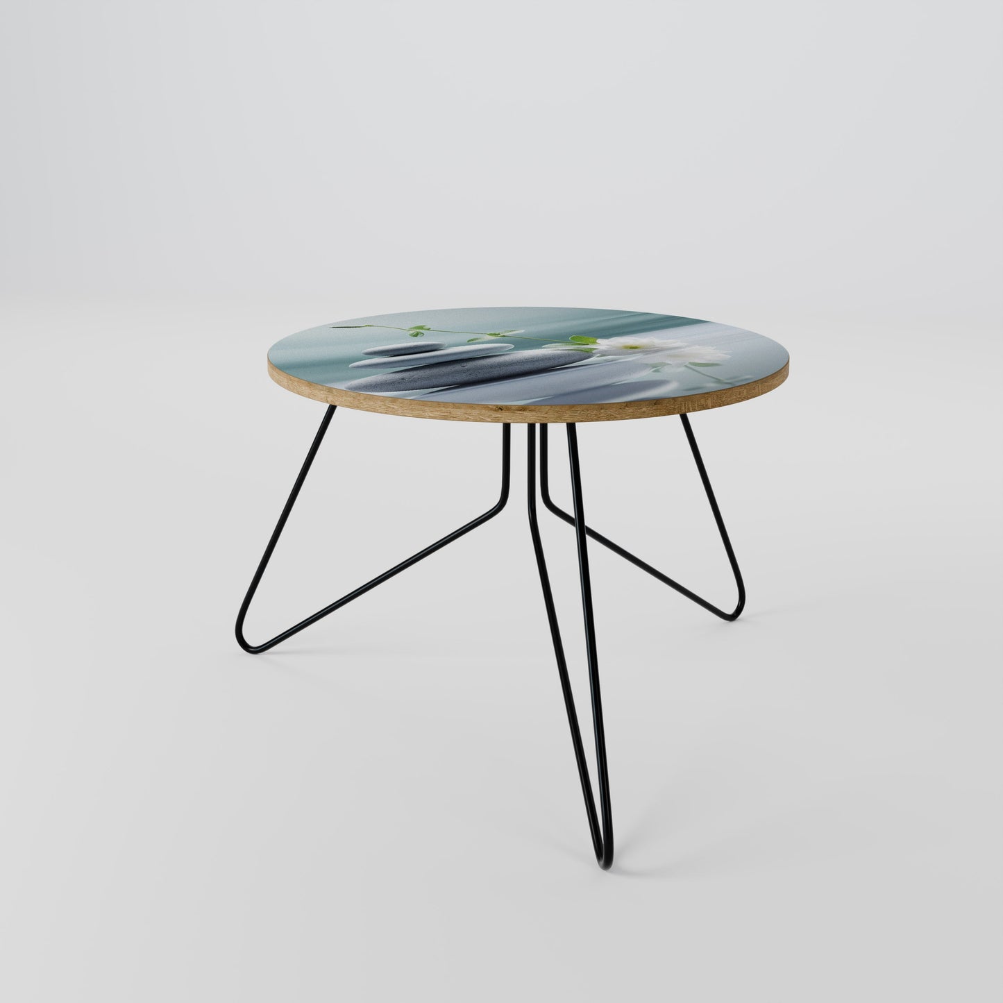 TRANQUIL STONE BALANCE Tavolino da Salotto Ø60