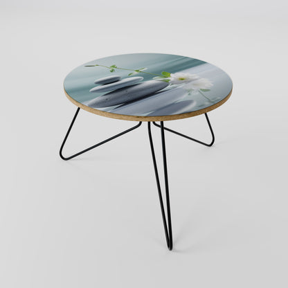 TRANQUIL STONE BALANCE Tavolino da Salotto Ø60