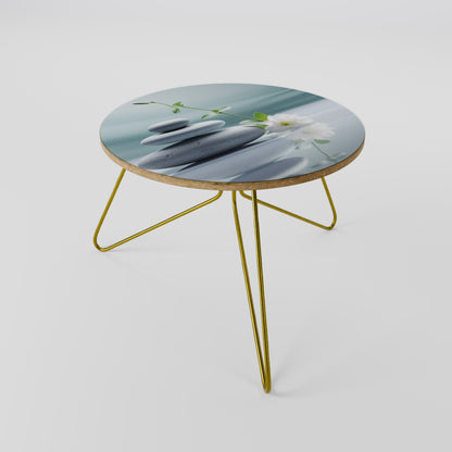 TRANQUIL STONE BALANCE Tavolino da Salotto Ø60