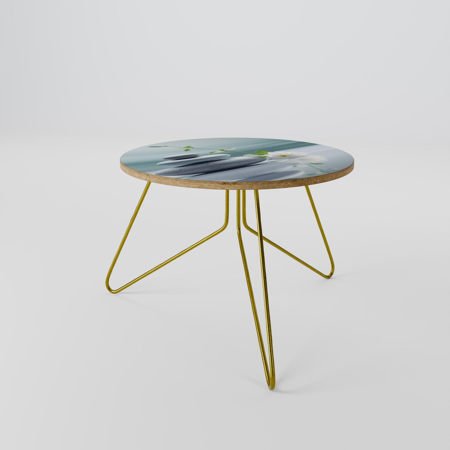 TRANQUIL STONE BALANCE Tavolino da Salotto Ø60