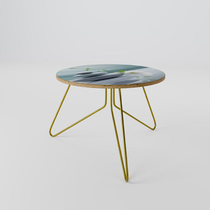 TRANQUIL STONE BALANCE Tavolino da Salotto Ø60