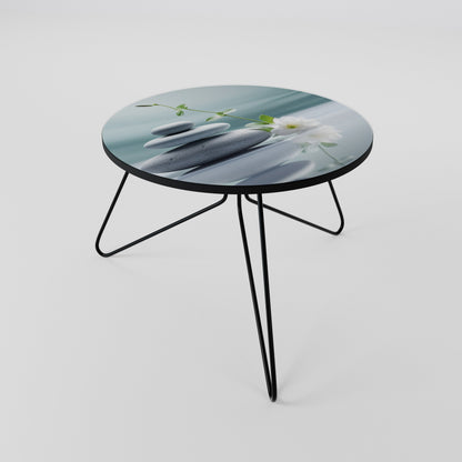 TRANQUIL STONE BALANCE Tavolino da Salotto Ø60