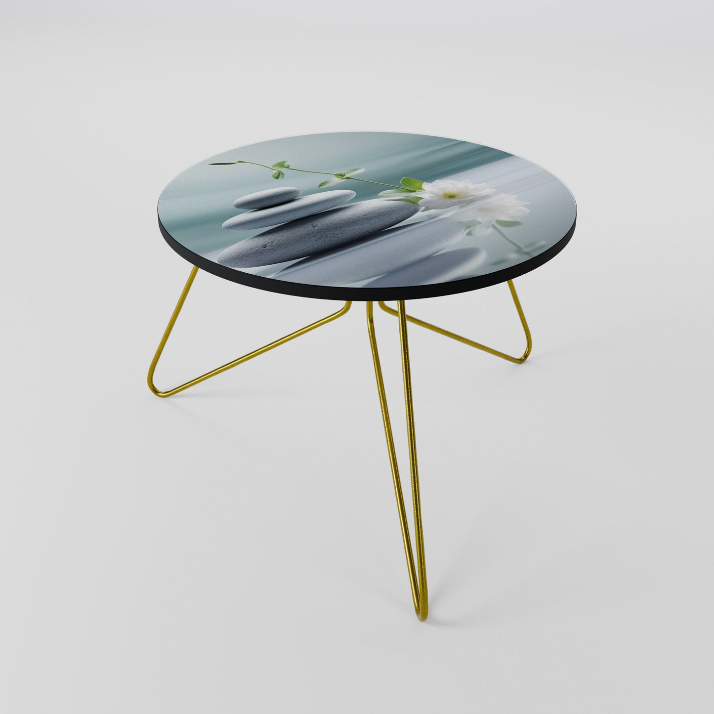 TRANQUIL STONE BALANCE Tavolino da Salotto Ø60