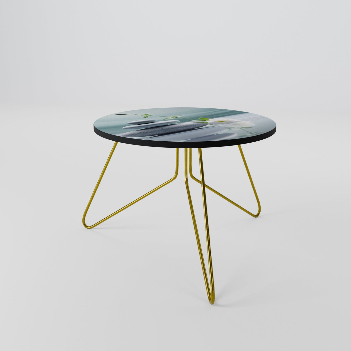 TRANQUIL STONE BALANCE Tavolino da Salotto Ø60