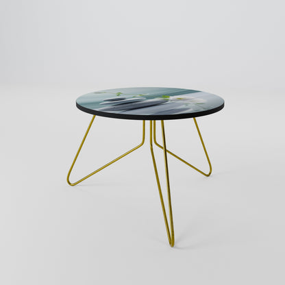 TRANQUIL STONE BALANCE Tavolino da Salotto Ø60