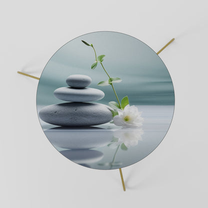 TRANQUIL STONE BALANCE Tavolino da Salotto Ø60