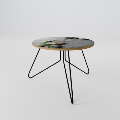 STONES AND BLOSSOMS Tavolino da Salotto Ø60