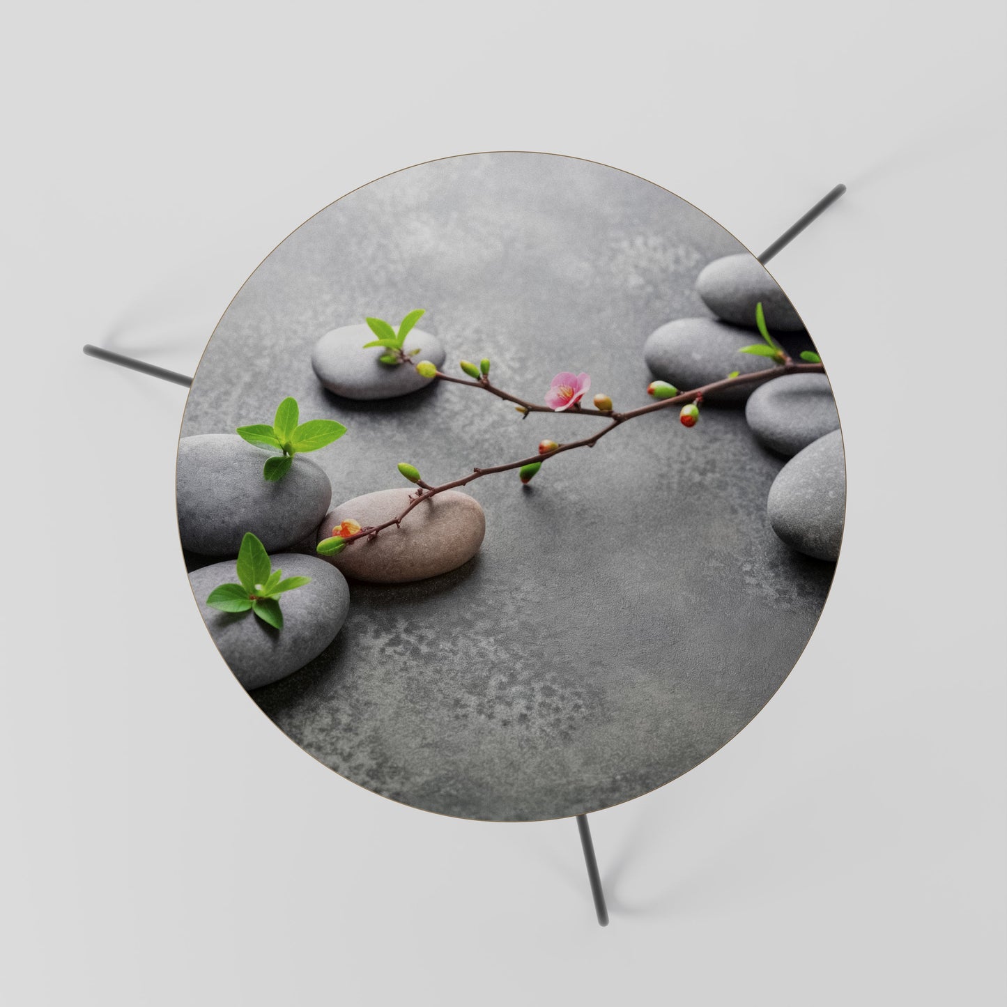 STONES AND BLOSSOMS Tavolino da Salotto Ø60