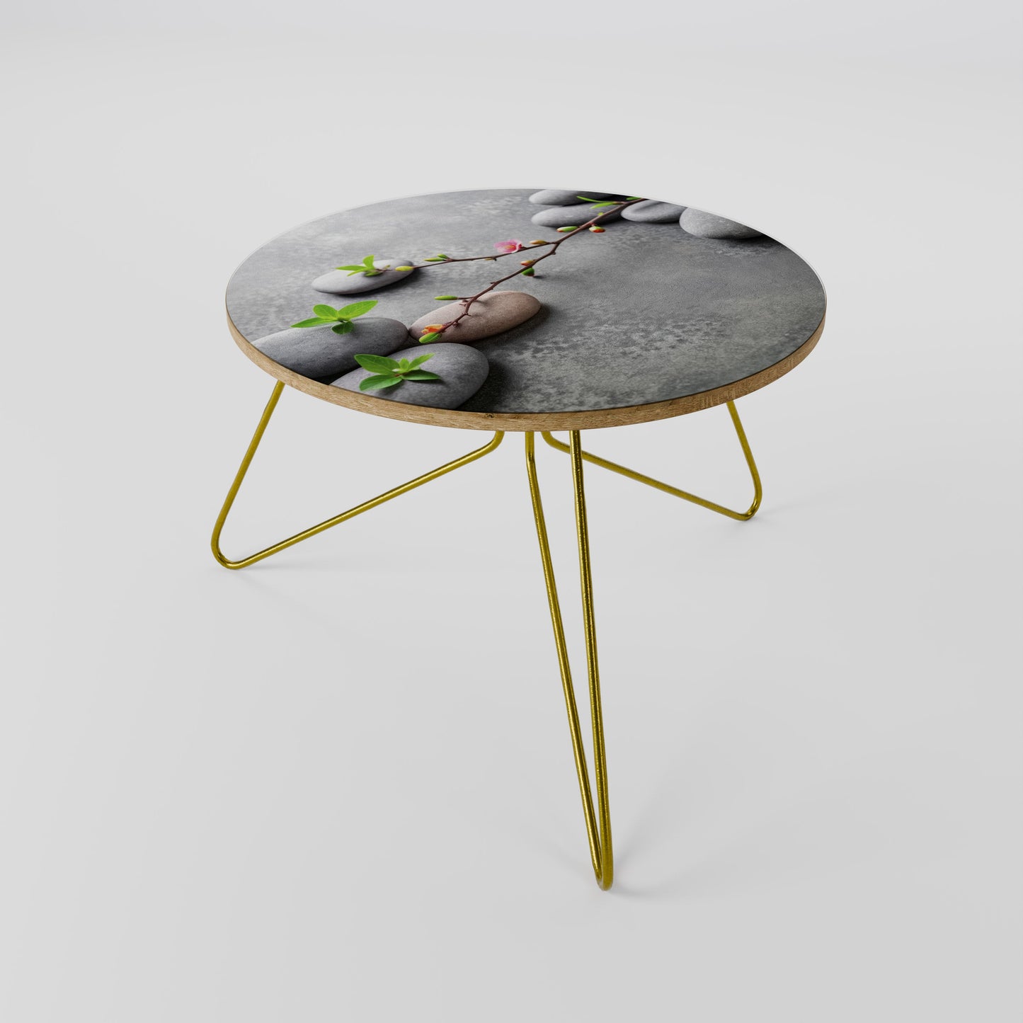 STONES AND BLOSSOMS Tavolino da Salotto Ø60
