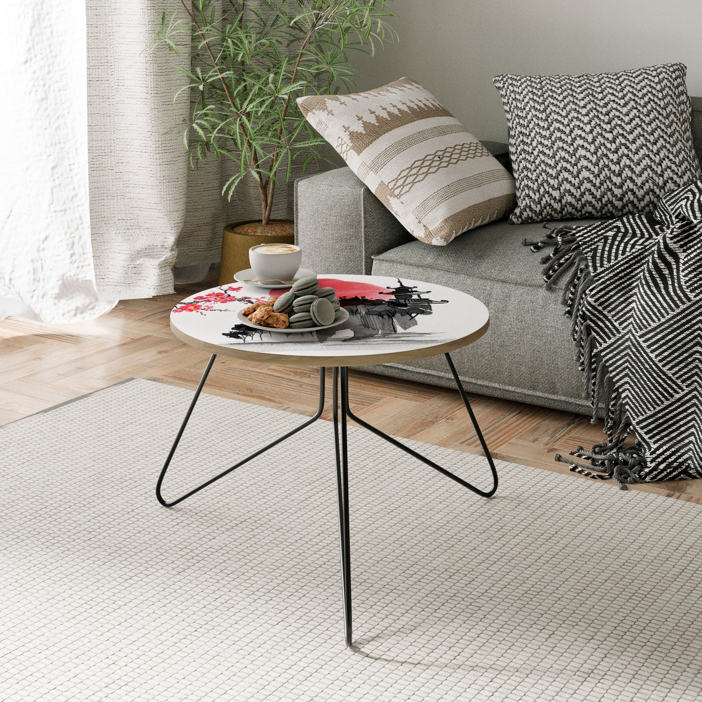 CHERRY SHADOWS Tavolino da Salotto Ø60
