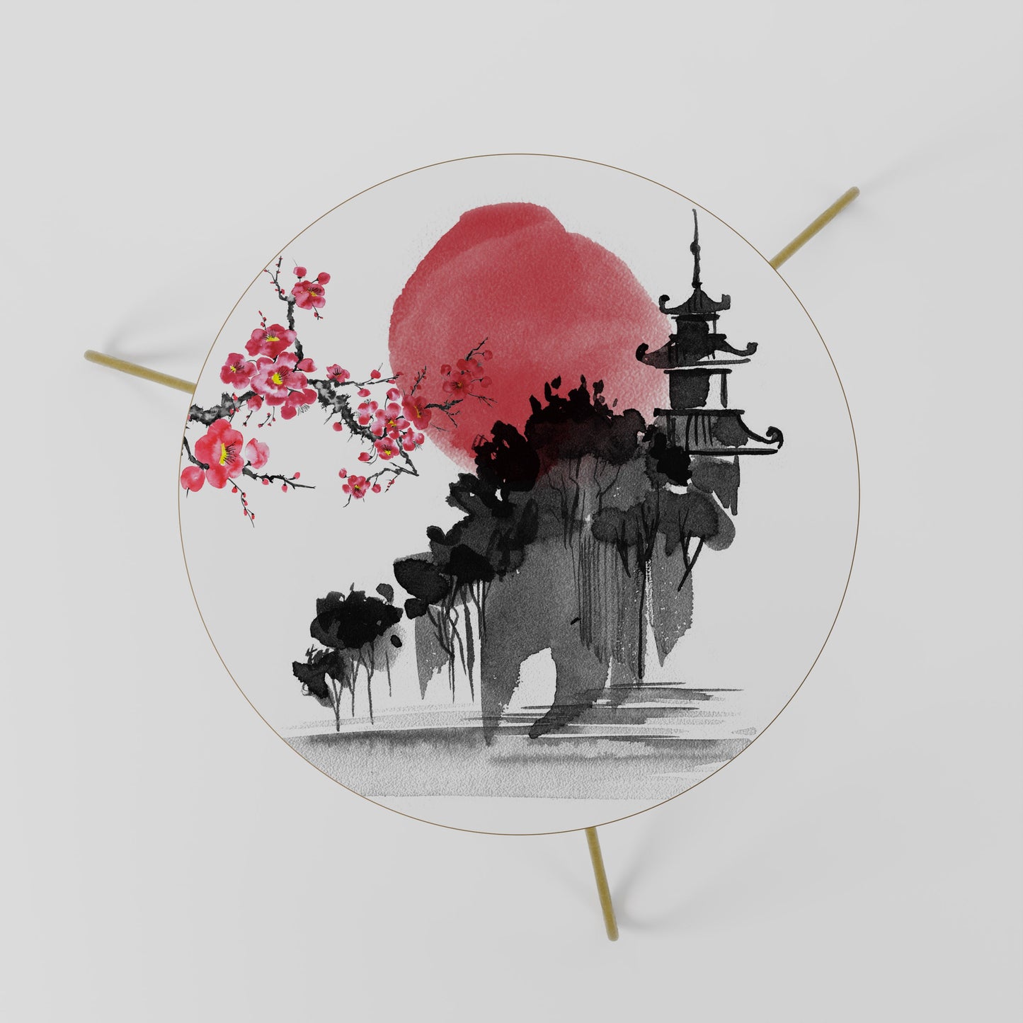 CHERRY SHADOWS Tavolino da Salotto Ø60