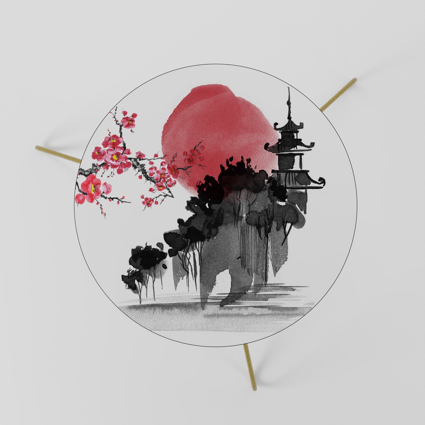 CHERRY SHADOWS Tavolino da Salotto Ø60