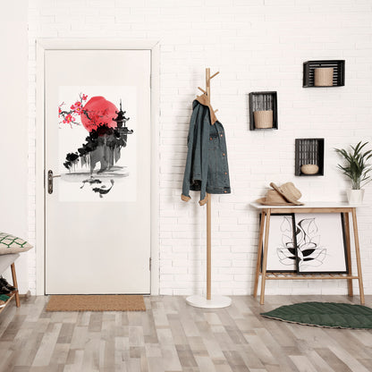 Poster verticale staccabile e attaccabile CHERRY SHADOWS