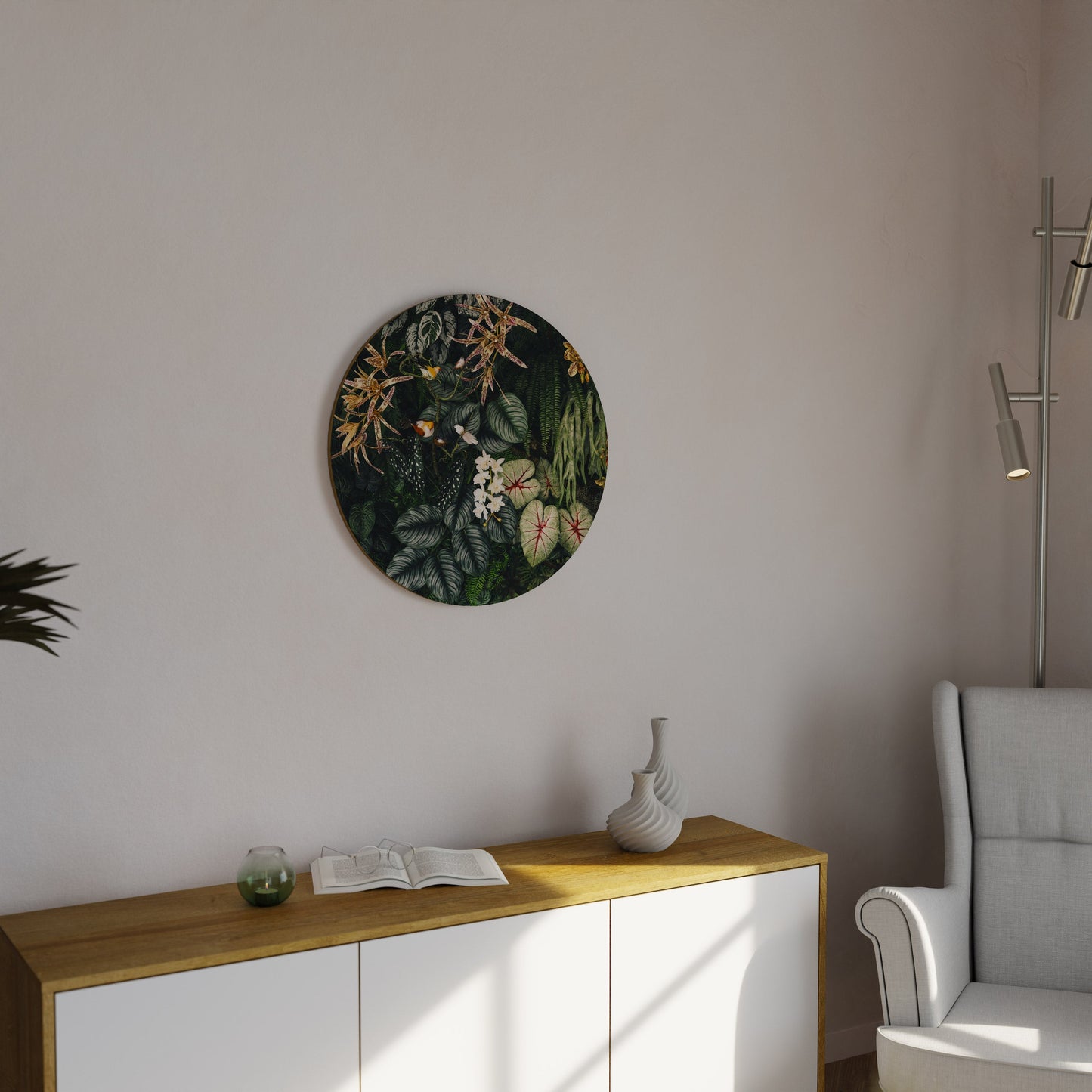 SILENT WILDERNESS Decorazione da Parete Rotonda