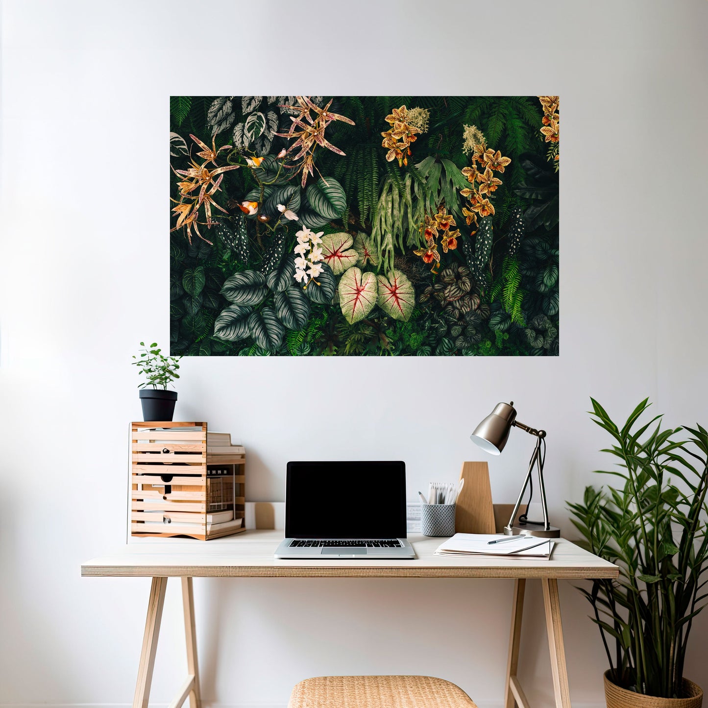 Poster orizzontale staccabile e attaccabile SILENT WILDERNESS