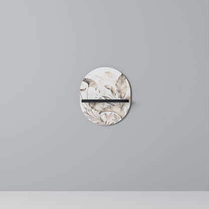 GRACEFUL DAYS Mensola Ovale Decorativa con Finitura Nera