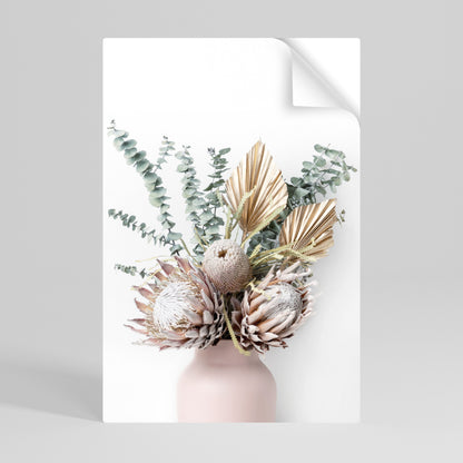 Poster verticale staccabile e attaccabile "LA CAVALIERA DORATA DELLA NATURA"