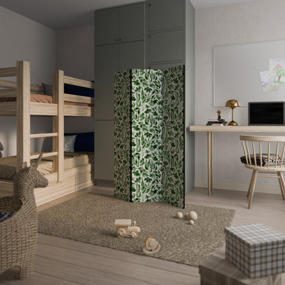 LEAFY LAYERS Divisorio decorativo per ambienti a 3 pannelli