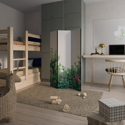 FLORAL SERENITY BARRIER Divisorio decorativo per ambienti a 3 pannelli