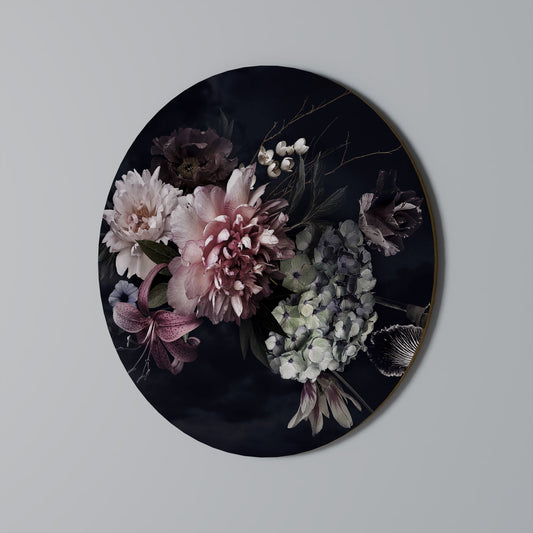 PURE BLOSSOM Round Wall Art
