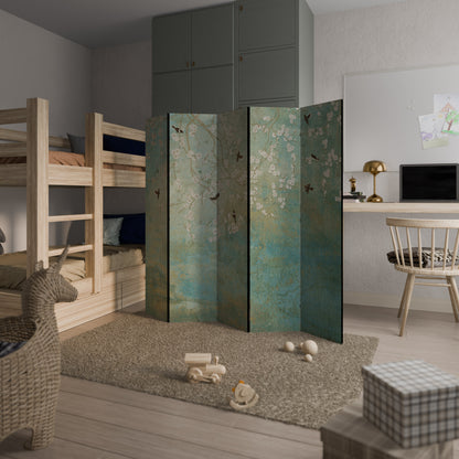 BLOOMING CHARM Divisorio decorativo per ambienti a 5 pannelli