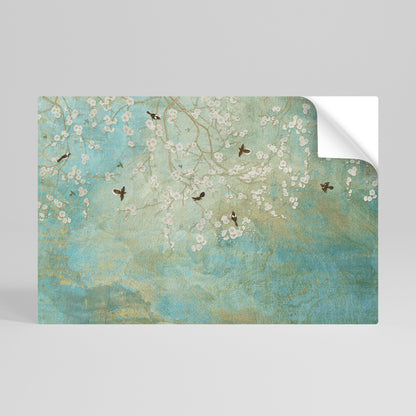 Poster orizzontale staccabile e attaccabile BLOOMING CHARM