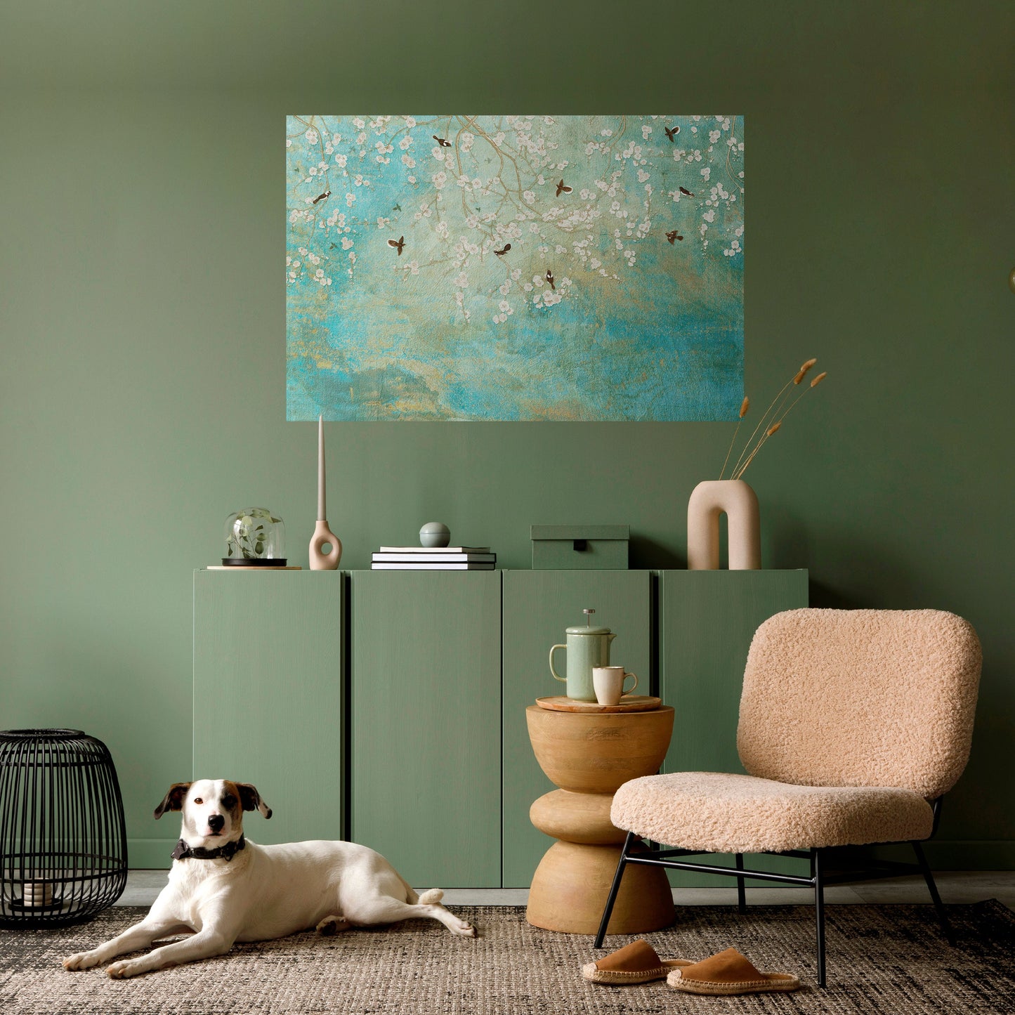 Poster orizzontale staccabile e attaccabile BLOOMING CHARM