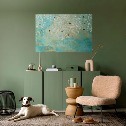 Poster orizzontale staccabile e attaccabile BLOOMING CHARM