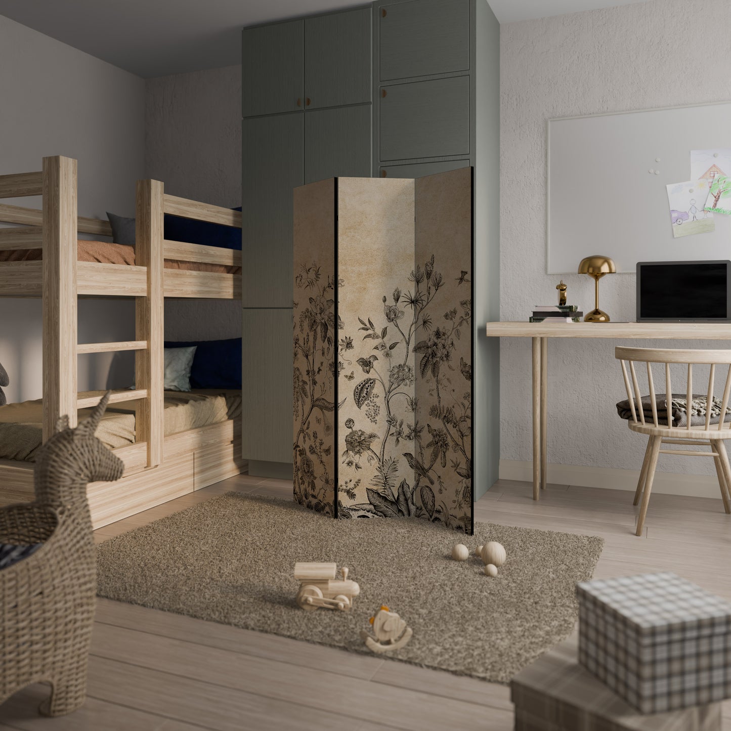 GLADE ESSENCE Divisorio decorativo per ambienti a 3 pannelli