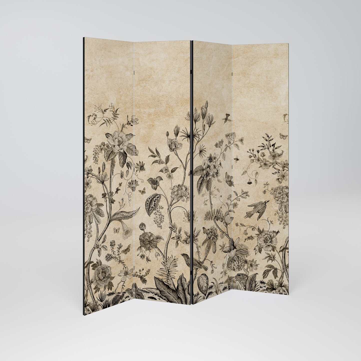 GLADE ESSENCE Divisorio decorativo per ambienti a 4 pannelli