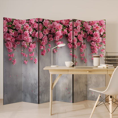 SERENE FLOWER FOLD Divisorio decorativo per ambienti a 6 pannelli