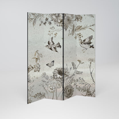 FLY ME TO THE SUN - Divisorio decorativo per ambienti a 4 pannelli