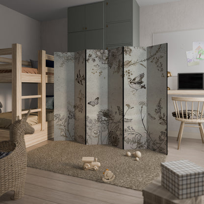 FLY ME TO THE SUN - Divisorio decorativo per ambienti a 6 pannelli