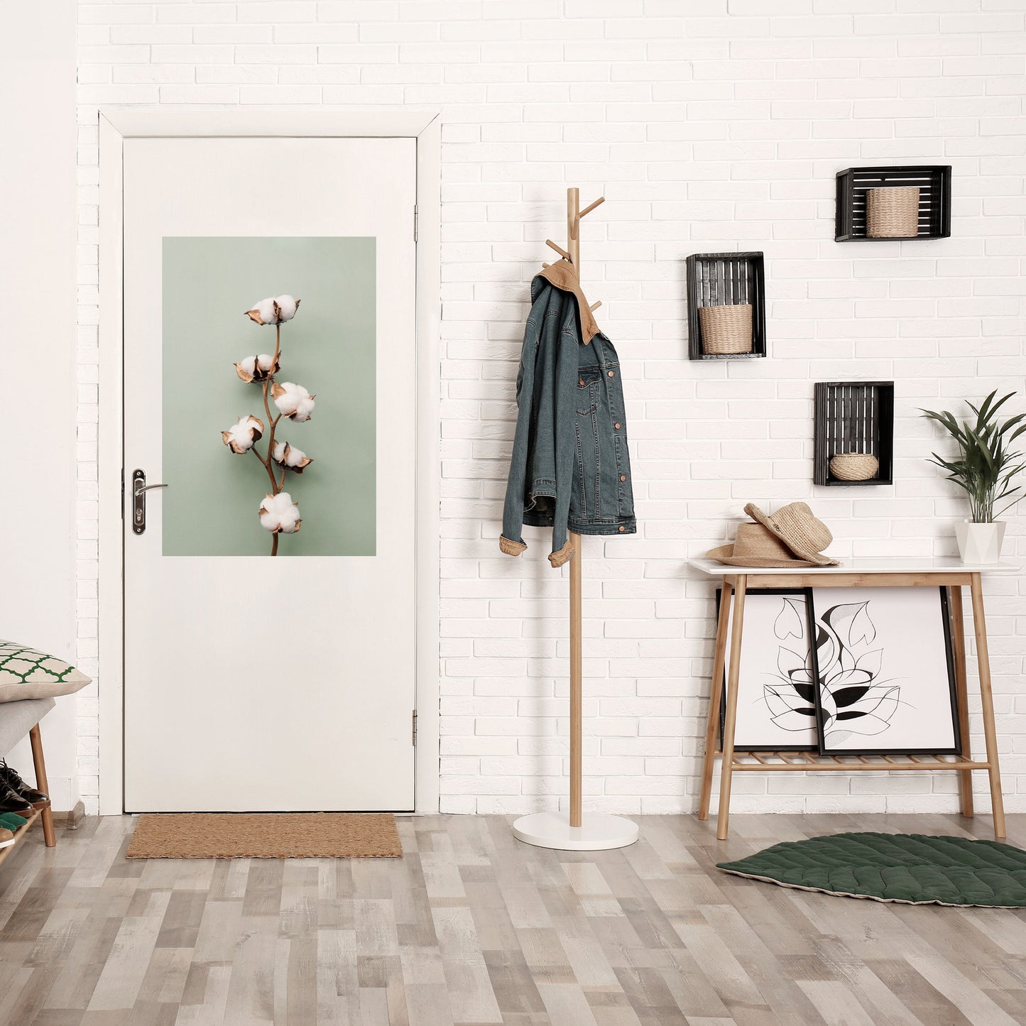 COTTON DREAMS UNFOLDED Poster verticale staccabile e attaccabile