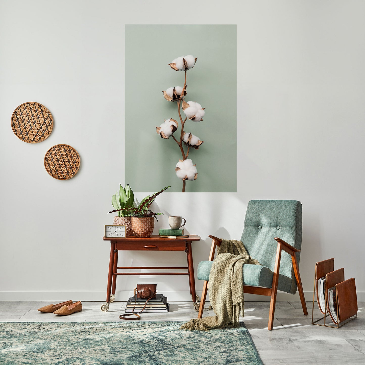 COTTON DREAMS UNFOLDED Poster verticale staccabile e attaccabile