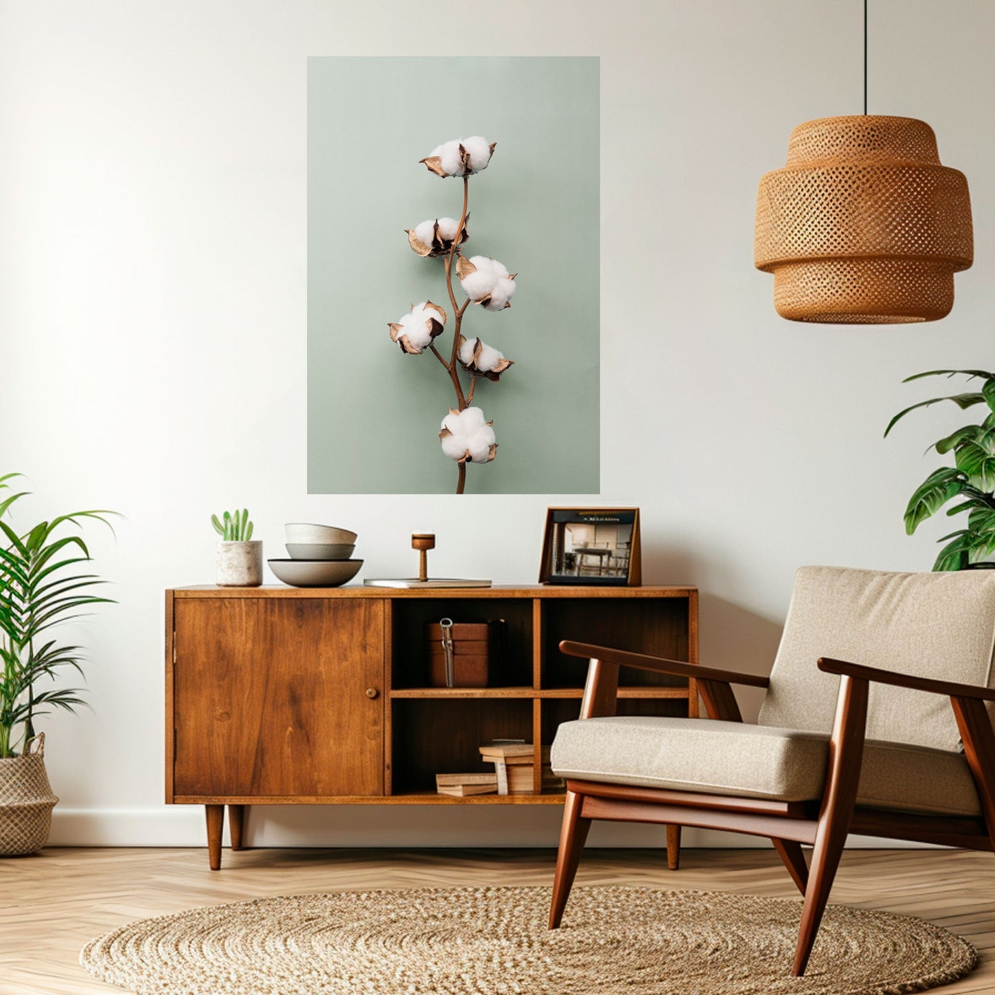 COTTON DREAMS UNFOLDED Poster verticale staccabile e attaccabile