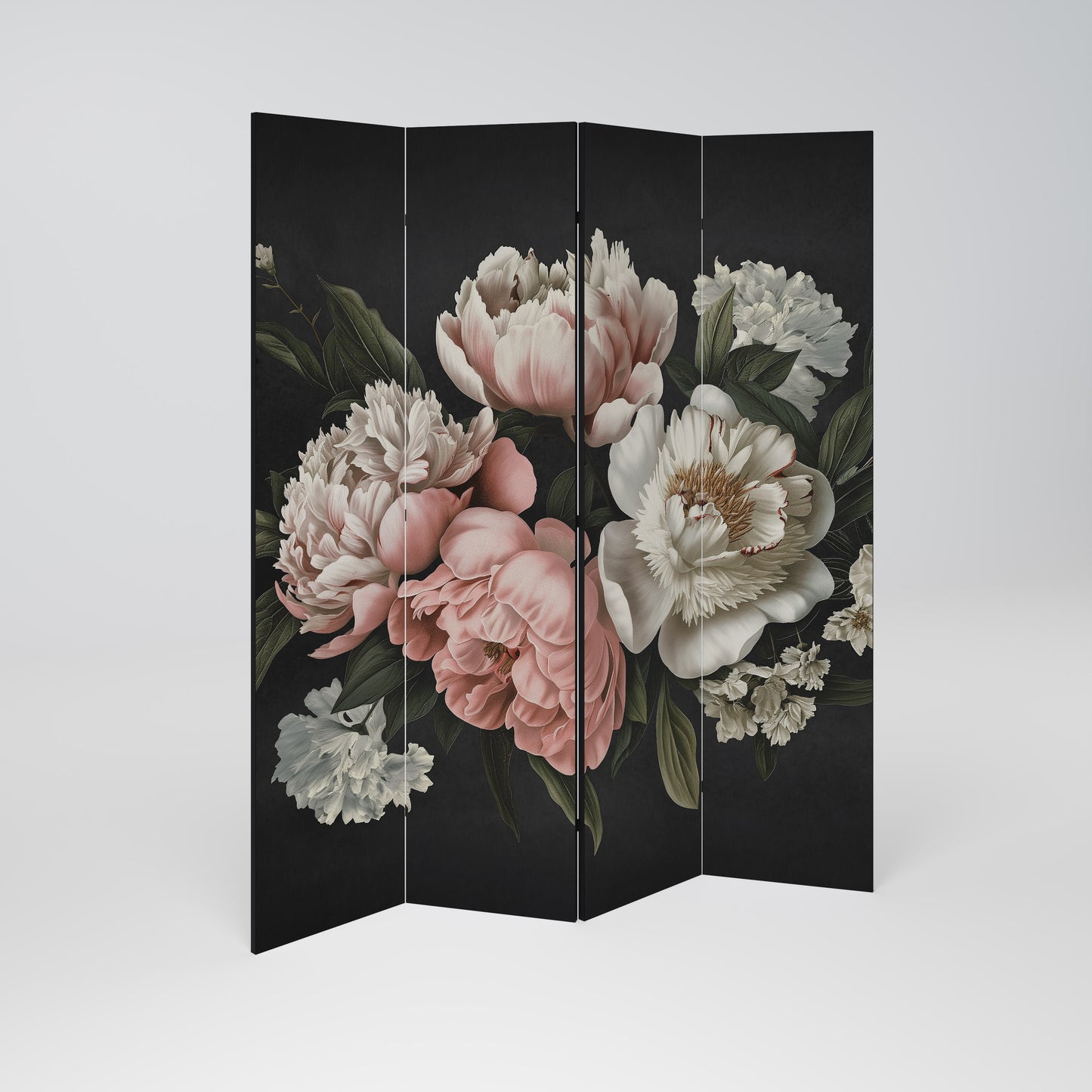 LUSH ELEGANCE Divisorio decorativo per ambienti a 4 pannelli