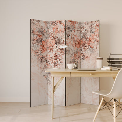 MARBLE GARDEN FANTASY Divisorio decorativo per ambienti a 4 pannelli