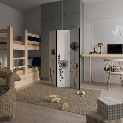 Divisorio decorativo per ambienti a 3 pannelli POPPY ALLURE