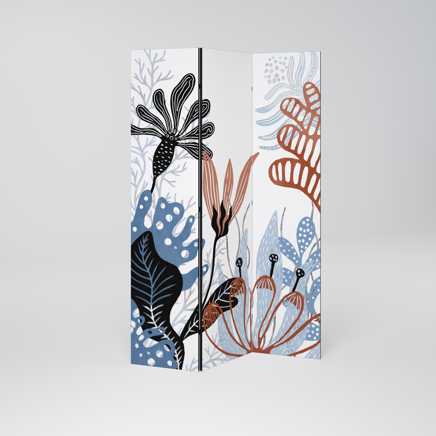 ORGANIC ASSEMBLAGE Decorative 3-Panel Room Divider