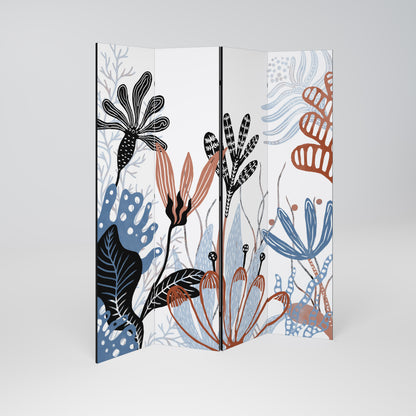 ORGANIC ASSEMBLAGE Decorative 4-Panel Room Divider