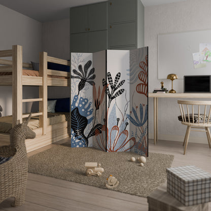 ORGANIC ASSEMBLAGE Decorative 4-Panel Room Divider