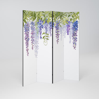 BOTANICAL BREEZE Decorative 4-Panel Room Divider