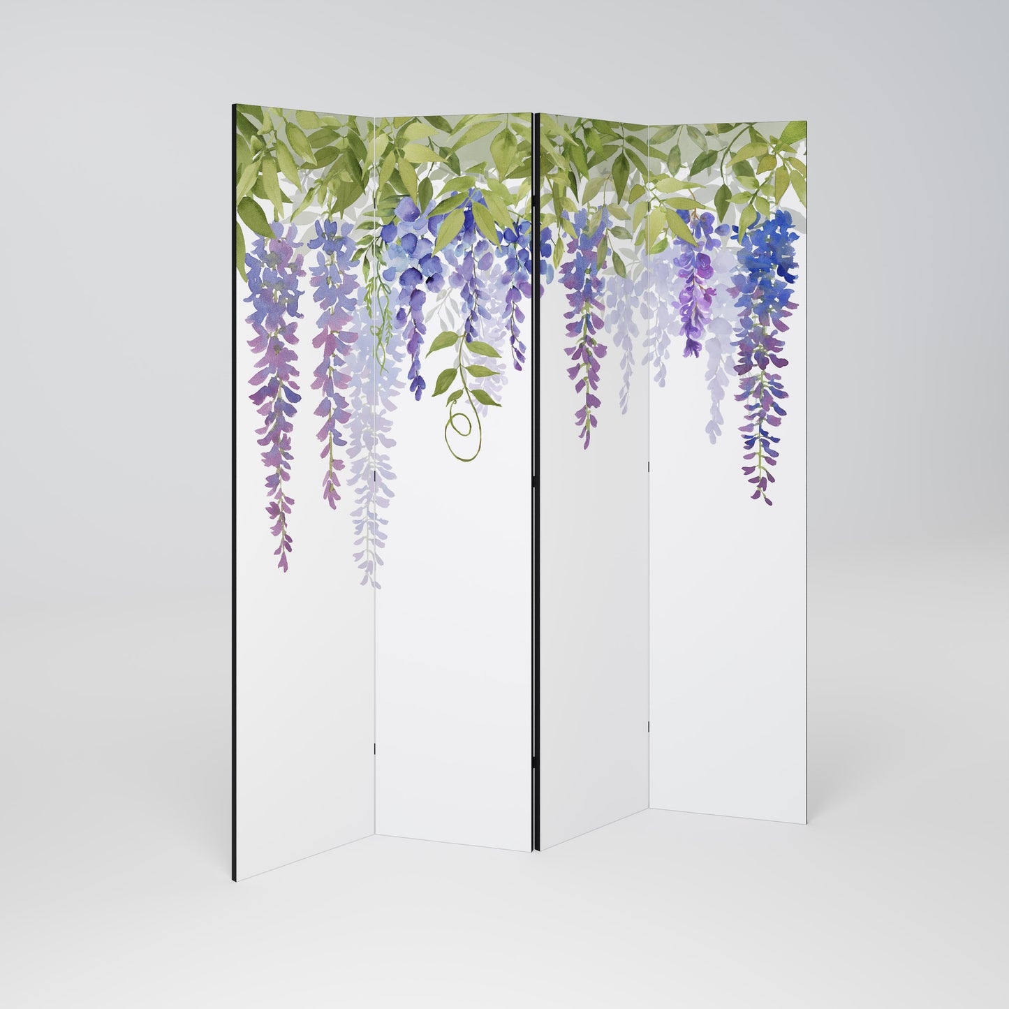 BOTANICAL BREEZE Decorative 4-Panel Room Divider