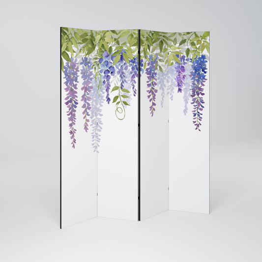 BOTANICAL BREEZE Decorative 4-Panel Room Divider